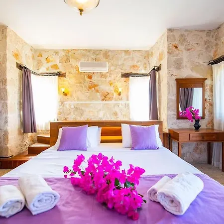 Marsilya Is Stone House For 8 People With A Magnificent Sea View In Kalkan Vila *