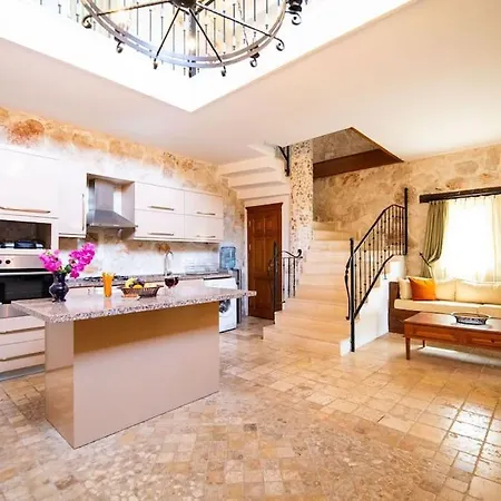 Marsilya Is Stone House For 8 People With A Magnificent Sea View In Kalkan Vila Kaş