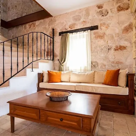 Marsilya Is Stone House For 8 People With A Magnificent Sea View In Kalkan Vila