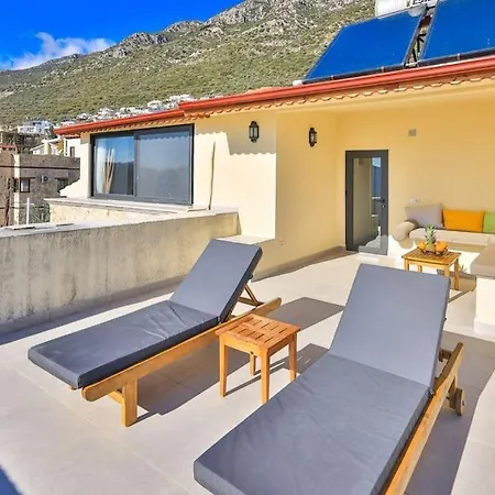 Vila Marsilya Is Stone House For 8 People With A Magnificent Sea View In Kalkan